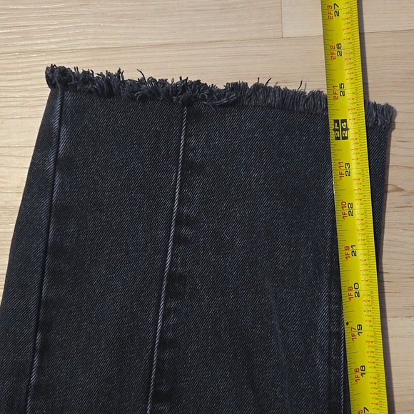 Roucha Delvaux Denim Jeans, Black, Size AA - Picture 8 of 9